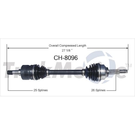 Cv Axle Shaft,Ch-8096